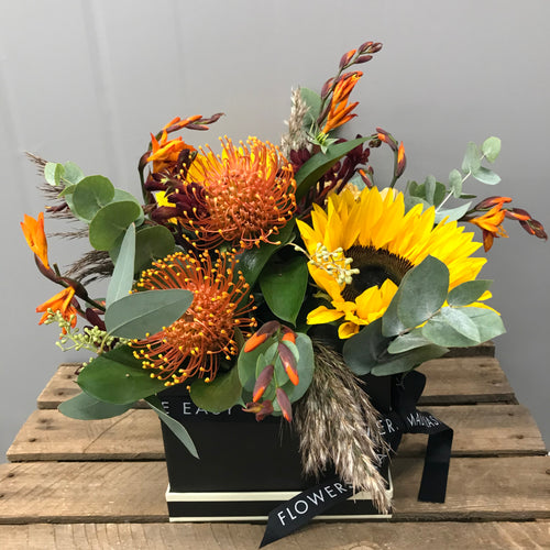 Autumn Hat box - Flowers Made Easy