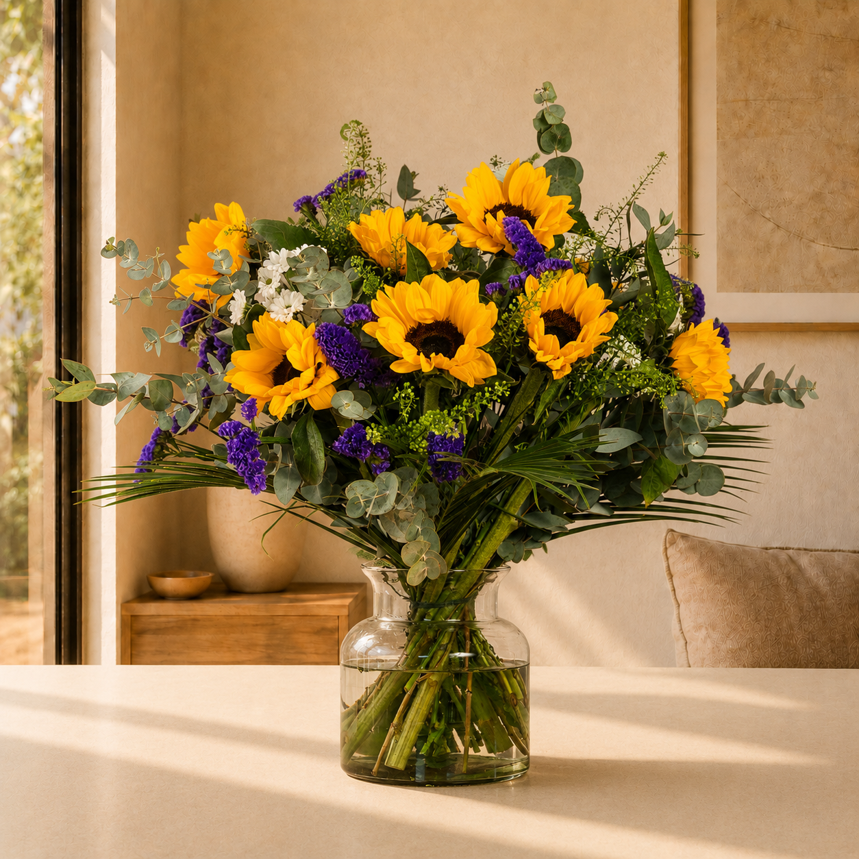 Summer flowers - Sunflower Smile - Dublin delivery