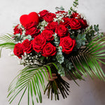 Two Dozen Red Roses bouquet ready for hand delivery across Dublin and Ireland