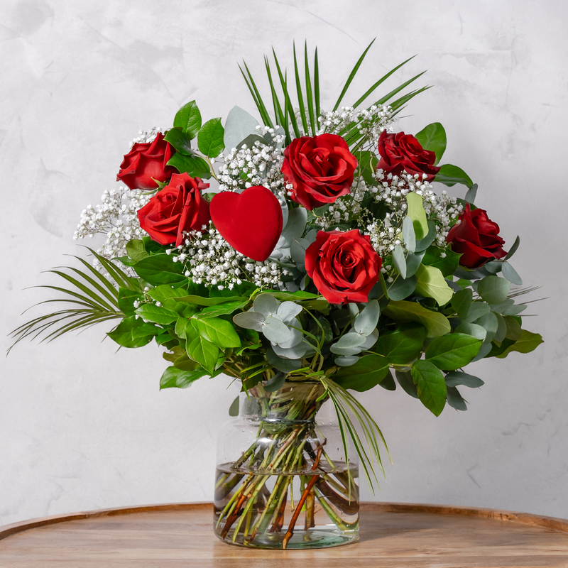 Half Dozen Red Roses