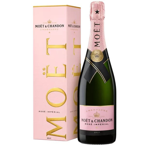 Champagne Moet Rose Imperial - Flowers Made Easy