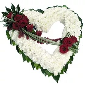 Open Heart Funeral Tribute - Flowers Made Easy