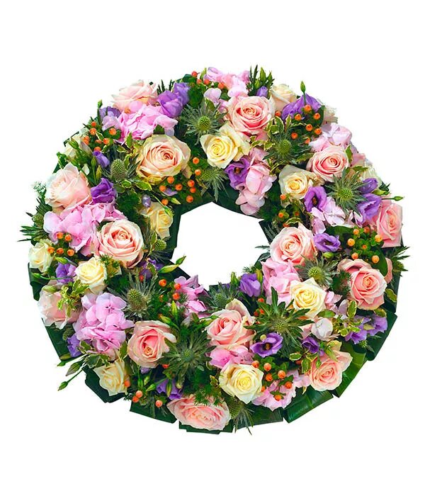 Wreath Pastel - Flowers Made Easy