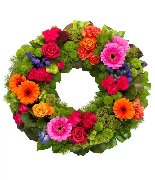 Wreath Vibrant - Flowers Made Easy
